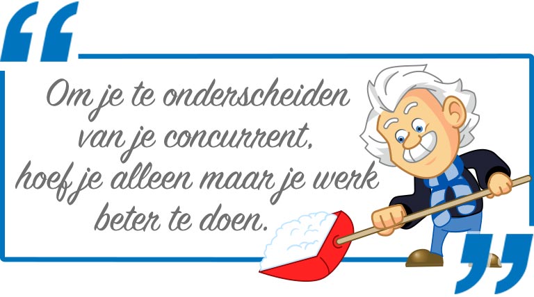 Onderscheidend van de concurrentie